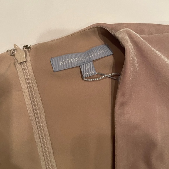 Women’s Long Sleeve Antonio Melani Velvet Jumpsuit - Picture 6 of 7